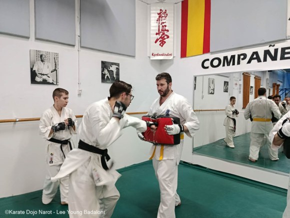 Entreno conjunto Karate